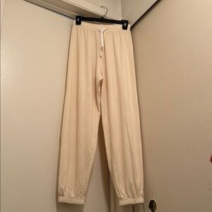 Splits59 Cream Lounge Pants